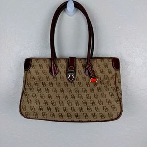 Dooney and Bourke Monogram Shoulder Tote Bag